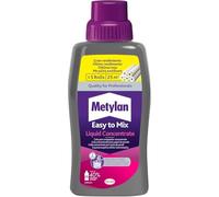 Metylan Liquid Concentrate Adesivo liquido concentrato, Colla liquida per tutti i parati, Colla potente resistente all'umidità e facile da miscelare, 1 flacone da 500g