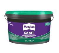 Metylan Saxit, Adesivo Acrilico Beige per Incollaggi di Rivestimenti in Interni, Piastrelle, Perlinature, Mosaici, PVC rigido, Schiuma di PVC, Sughero, Zoccolini e Battiscopa, Secchio da 4Kg