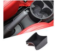 METYOUCAR Scatola di immagazzinaggio del freno a mano del centro del bracciolo di plastica dell'ABS per il vassoio centrale del guanto della console di Fiat 500 2011-2015