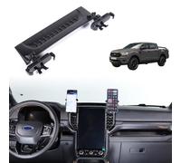 METYOUCAR Supporto per telefono da auto per Ford Ranger 2023-2025, per presa d'aria centrale sinistra e destra, set girevole fisso per auto, adatto per iPhone, Android e Universall (B)