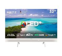 Metz 32 Pollici Smart TV QLED, 32MQE7100Z Televisione Portatile, Power-C (Compatibile con Power Bank), HDR10, dbx-TV, Dolby Audio, Chromecast, Controllo Vocale,Tuner DVB-T/T2/C/S/S2/Analogico