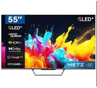 Metz 55MQE7600Y Smart Tv 55" QLED 4K Ultra HD DVB-T2/S2 Google Wi-Fi Classe F [EEK: F]