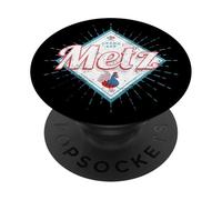 Metz città Grand Est Francia souvenir vintage gallo retrò PopSockets PopGrip Adesivo