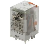 Metz Connect 110017101407 - Relè a innesto, 24 V/AC 7 A, 4 interruttori, 1 pezzo