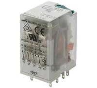 Metz Connect 110017251407 - Relè a innesto 24 V/DC 7A, 4 interruttori, 1 pezzo