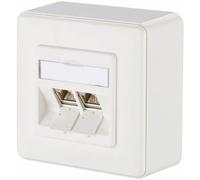 BTR 1309120002-E - E-DAT, modulo 2, porta AP, cat.6A, bianco puro