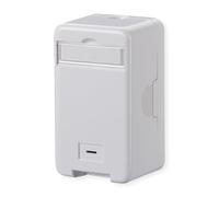 METZ Connect 1309140002KE - Presa di rete a 1 porta, colore: Bianco puro