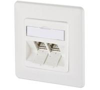 Metz Connect 130B12D21002-E Presa di rete Da incasso Inserto con piastra