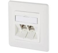 BTR 130B12D21002 - Modulo CAT.6A 2 porte 270 °M UP bianco puro