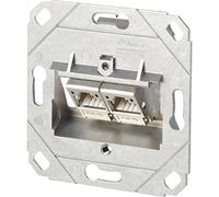 Metz Connect 130B12D21200-E Presa di rete Da incasso Inserto CAT 6A 2 Porte
