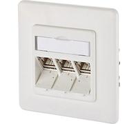 BTR 130B12D31002 - Modulo CAT.6A 3 porte 270 °M UP bianco puro