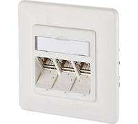 Metz Connect 130B12D31002-E Presa di rete Da incasso Inserto con piastra centr