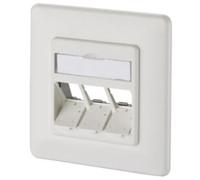 Metz Connect 130B20D31002KE Presa di rete Da incasso Inserto con piastra