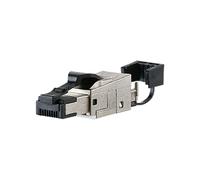 Metz CONNECT 130E405032-E Wire Connector RJ-45 Black/Silver Wire Connectors (RJ-