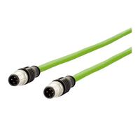 Metz Connect 142M1D11010 M12 Cavo di rete, cavo patch CAT 5e SF/FTP 1.00 m Ver