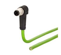 METZ CONNECT 142M1D90100 M12 - Cavo patch CAT 5e SF/FTP, 10 m, colore: Verde