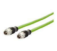 Metz Connect 142M2X11020 M12 Cavo di rete, cavo patch CAT 6A S/FTP 2.00 m Verd