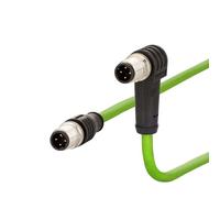 METZ CONNECT Cavo Ethernet industriale M12, codifica D, 2 m