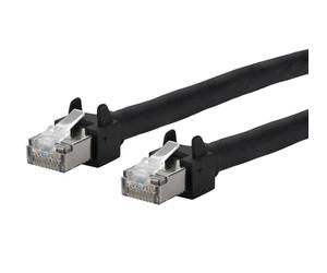 METZ CONNECT Cavo patch 6 kV Flex500 per esterni, 1 m, nero