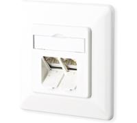 METZ CONNECT Connect E-DAT C6A 2 Port AP reinwhite Ethernet 130C380002-I
