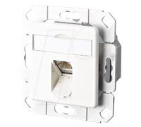METZ CONNECT E-DAT C6A 1 porta UPk bianco puro NEW
