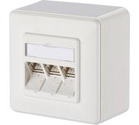 BTR 130B12D30002 - Modulo CAT.6A 3 porte 270°M AP bianco puro