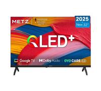 Metz QLED TV Smart TV LED da 32 pollici Google Tele HDR 10 Dolby Audio Bluetooth 5.1 Sintonizzatore EyeCare 2025 32 MQF7030Z
