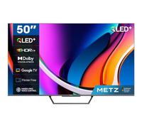 METZ Smart TV, MQD7500Z, 50" (126 cm), QLED, 4K UHD, HDR 10, Google TV, HDMI e USB, Sottile, Moderno, Nero