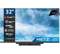 Metz Smart TV, MTD8500, 32"(80 cm), HD, Led, HDR, Google TV, HDMI e USB, Soundbar Integrata con tecnologia Wonder Audio, Nero