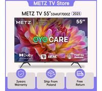 METZ 43 Pollici Smart TV UHD, 43MUF7000Z, MEMC, HDR10, Dolby Vision Atmos, Googlecast,Tuner DVB-T/T2/C/S/S2/Analogico