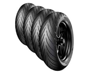 Metzeler 76803 Pneumatico 100/80-10 53L Roadtec Scooter Tl (Confezione da 4)