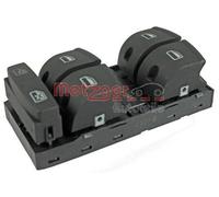 METZGER 0916375 Interruttore Alzacristallo per AUDI A3 Sportback (8PA) Q7 (4LB)