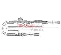 METZGER 10.409 Cavo comando, Freno stazionamento per AUDI