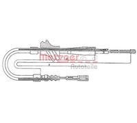 METZGER 10.7501 Cavo comando, Freno stazionamento per AUDI