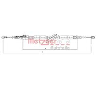 METZGER 10.7506 Cavo comando, Freno stazionamento per AUDI,SEAT,SKODA,VW