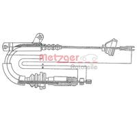 METZGER 10.817 Cavo freno a mano