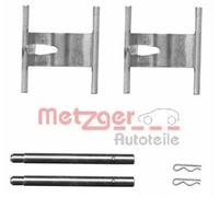 METZGER 109-1660 Kit accessori, Pastiglia freno per AUDI,PORSCHE,VW
