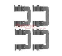 METZGER 109-1742 Kit accessori, Pastiglia freno per SUBARU