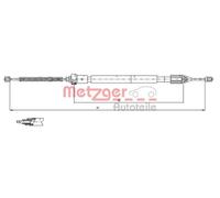 METZGER 11.6598 Cavo comando, Freno stazionamento per RENAULT