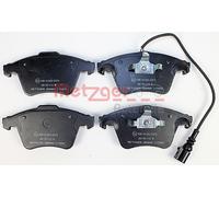METZGER 1170422 Kit pastiglie freno, Freno a disco per VW