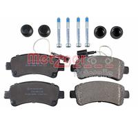 METZGER 1170998 Kit pastiglie freno, Freno a disco per CITROËN,FIAT,PEUGEOT