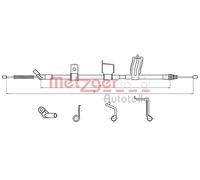 METZGER 17.0330 Cavo comando, Freno stazionamento per NISSAN