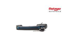 Metzger Maniglia porta 2310598 Anteriore Destra Esterna Nera con Chiave per VW
