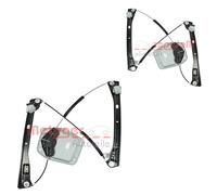 METZGER 2X Alzavetro Elettrico Anteriore Sinistro Destro Per VW Golf V 1K1