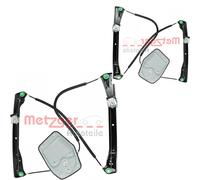 METZGER 2X Alzavetro Elettrico Anteriore Sinistro Destro Per VW Golf V 1K1