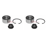 METZGER 2x Cuscinetto Ruota Mozzo Frontale per Ford Fuoco Torneo Mazda 2 Dnw Daw