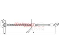 METZGER 4110737 Flessibile del freno per KIA