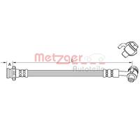METZGER 4111584 Tubo freno