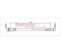METZGER 4111805 Flessibile del freno per FIAT