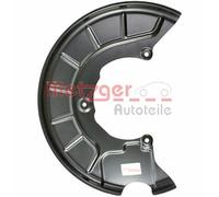 METZGER 6115029 Lamiera paraspruzzi, Disco freno per AUDI,SEAT,SKODA,VW